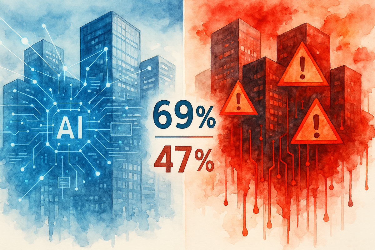 The 69% Security Paradox - Enterprise AI Adoption Outpaces Protection